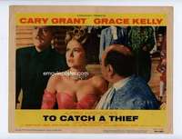s155 TO CATCH A THIEF movie lobby card #3 '55 Grace Kelly close up!