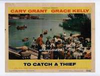 s159 TO CATCH A THIEF movie lobby card #6 '55 Grant on the Riviera!