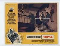 s276 TOPAZ movie lobby card #3 '69 Hitchcock, soldiers on stairs!