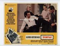 s272 TOPAZ movie lobby card #8 '69 Alfred Hitchcock, wounded man!