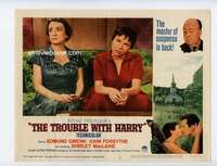 s184 TROUBLE WITH HARRY movie lobby card #2 R63 MacLaine, Natwick