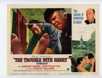 s182 TROUBLE WITH HARRY movie lobby card #6 R63 John Forsythe, Gwenn