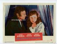 s092 UNDER CAPRICORN movie lobby card #7 '49 Bergman & Cotten c/u!