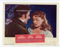s095 UNDER CAPRICORN movie lobby card #8 '49 Wilding yells at Bergman!