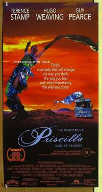 t021 ADVENTURES OF PRISCILLA Aust daybill movie poster '94 Stamp