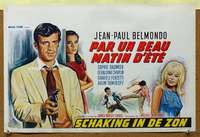 t275 CRIME ON A SUMMER MORNING Belgian movie poster '65 Belmondo