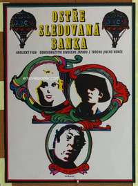 t318 GREAT BANK ROBBERY Czech movie poster '69 Kim Novak, Vaca art!