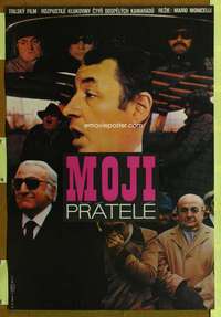 t337 MY FRIENDS Czech movie poster '75 Mario Monicelli, Vaca art!