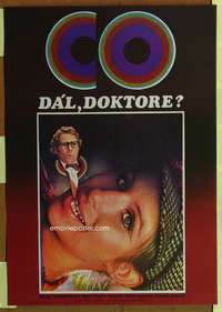 t368 WHAT'S UP DOC Czech movie poster '72 Barbra Streisand, O'Neal