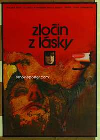 t371 SOMEWHERE BEYOND LOVE Czech movie poster '76 wild Z. Ziegler art!