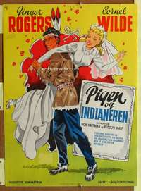 t223 IT HAD TO BE YOU Danish movie poster '47 Ginger Rogers, Wilde