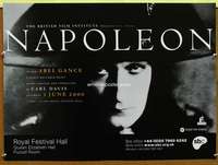 t003 NAPOLEON special English 20x27 movie poster R2000 Abel Gance