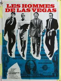 t191 THEY CAME TO ROB LAS VEGAS French 23x31 movie poster '68 Lockwood
