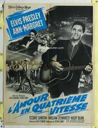 t193 VIVA LAS VEGAS French 24x32 movie poster '64 Elvis, Ann-Margret