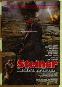 t247 CROSS OF IRON German movie poster '77 Sam Peckinpah, Coburn