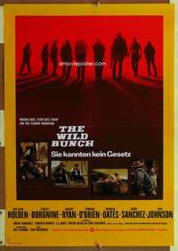 t267 WILD BUNCH German movie poster R73 Sam Peckinpah classic!