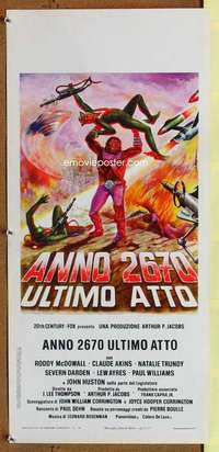 t050 BATTLE FOR THE PLANET OF THE APES Italian locandina movie poster '73