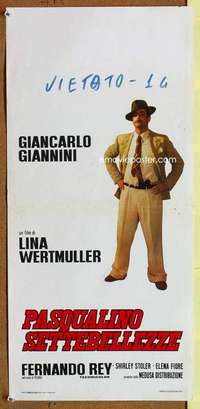 t087 SEVEN BEAUTIES Italian locandina movie poster '76 Lina Wertmuller