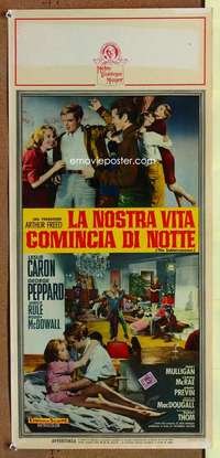 t091 SUBTERRANEANS Italian locandina movie poster '60 Jack Kerouac