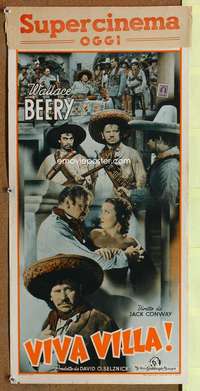 t101 VIVA VILLA Italian locandina movie poster R49 Beery, Carrillo