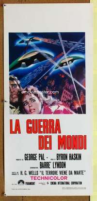 t103 WAR OF THE WORLDS Italian locandina movie poster R70s HG Wells