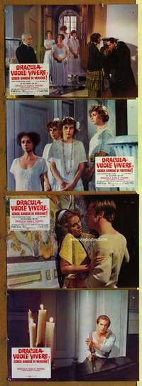 t107 ANDY WARHOL'S DRACULA 4 Italian photobusta movie posters '74