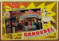 t111 CAROUSEL Italian photobusta movie poster '56 Shirley Jones