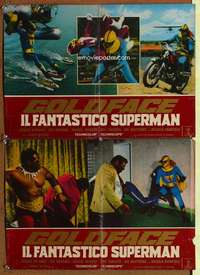 t123 GOLDFACE 2 Italian photobusta movie posters '67 wild & wacky!
