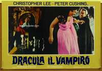 t130 HORROR OF DRACULA Italian photobusta movie poster R70 Chris Lee