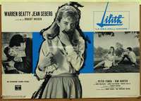 t139 LILITH Italian photobusta movie poster '64 Jean Seberg, Beatty