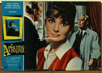 t143 LOVE IN THE AFTERNOON Italian photobusta movie poster R64