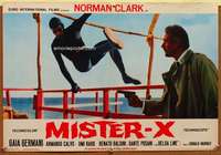 t145 MISTER X Italian photobusta movie poster '66 Norman Clark