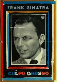t147 OCEAN'S 11 Italian photobusta movie poster '60 Sinatra portrait