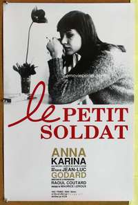 t596 LITTLE SOLDIER Japanese movie poster R90s Jean-Luc Godard