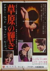 t643 SPLENDOR IN THE GRASS Japanese movie poster '61 Natalie Wood