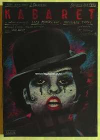 t431 CABARET Polish movie poster R88 Liza Minnelli, Pagowski art!
