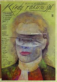 t441 GUILTY OF INNOCENCE Polish movie poster '92 Wiktor Sadowski art!
