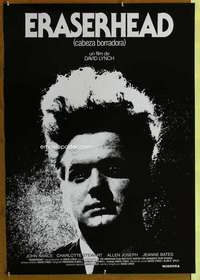 t195 ERASERHEAD Spanish movie poster R90s David Lynch, horror!