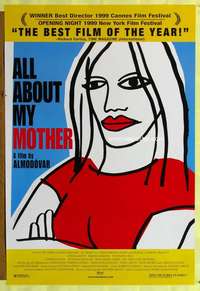 v291 ALL ABOUT MY MOTHER one-sheet movie poster '99 Pedro Almodovar