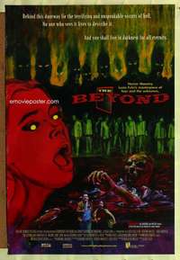 v320 BEYOND one-sheet movie poster R98 Lucio Fulci, horror art!