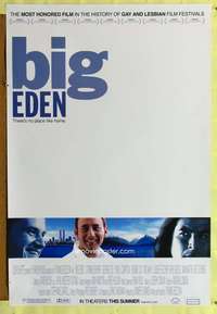 v324 BIG EDEN advance one-sheet movie poster '00 most honored gay film!