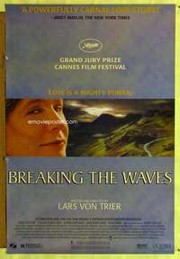 v339 BREAKING THE WAVES one-sheet movie poster '96 Lars von Trier