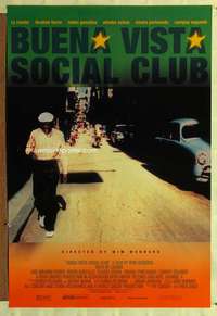 v343 BUENA VISTA SOCIAL CLUB one-sheet movie poster '99 Wim Wenders, Cuba!