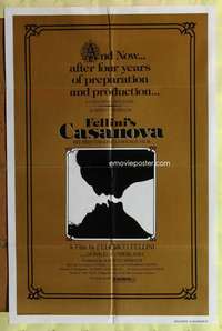 v133 FELLINI'S CASANOVA one-sheet movie poster '77 sexy artwork image!