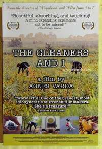 v420 GLEANERS & I one-sheet movie poster '00 Agnes Varda, French documentary