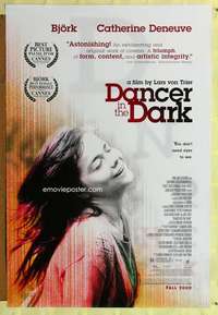 v361 DANCER IN THE DARK advance one-sheet movie poster '00 Bjork, Deneuve