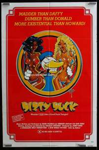 v117 CHEAP one-sheet movie poster R77 Dirty Duck, Rick Griffin artwork!