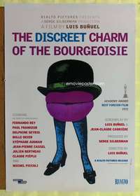 v370 DISCREET CHARM OF THE BOURGEOISIE one-sheet movie poster R2000