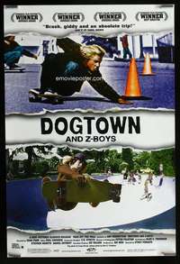 v372 DOGTOWN & Z-BOYS DS one-sheet movie poster '01 birth of skateboarding!