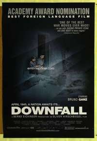 v376 DOWNFALL DS one-sheet movie poster '04 the final days of World War II!